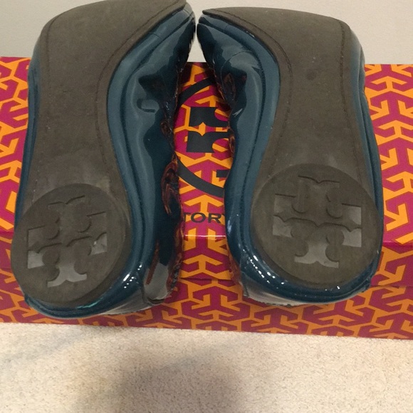 Teal flat Tory Burch - Picture 5 of 7